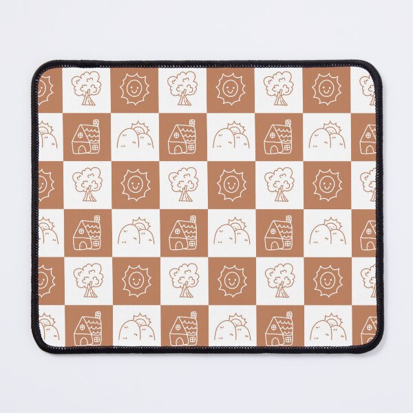 Item preview, Kids drawing House Sun Tree and mountain seamless pattern designed and sold by salty arts design.