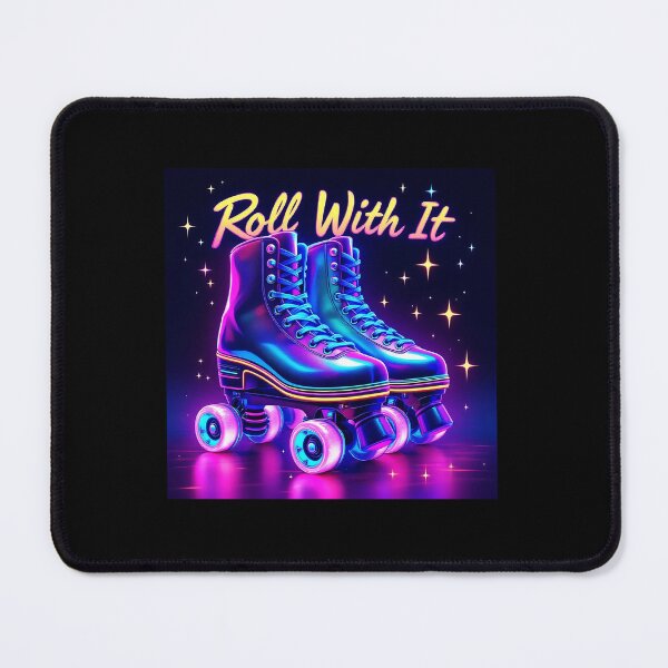 Item preview, Roll With It – Y2K Roller Disco Vibes designed and sold by Zenthosprint.