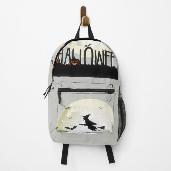 Item preview, Pastel Spooky Night – Witch and Bats in Enchanted Halloween Sky designed and sold by ARTFULDSIGN.