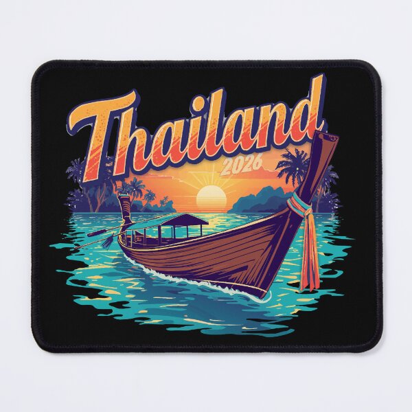 Item preview, Thailand 2026 – Longtail Boat Travel Souvenir designed and sold by Hans-Design.