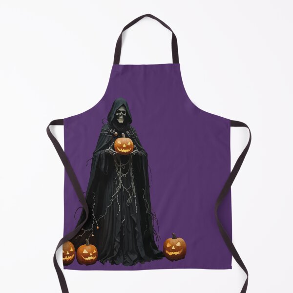 Item preview, Halloween Skeleton Wearing Black Hooded Cloak Cut Out designed and sold by taiche.