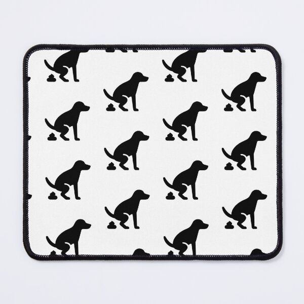 Item preview, Dog pooping  : pictogram  : joke gift designed and sold by Space Hyenas.