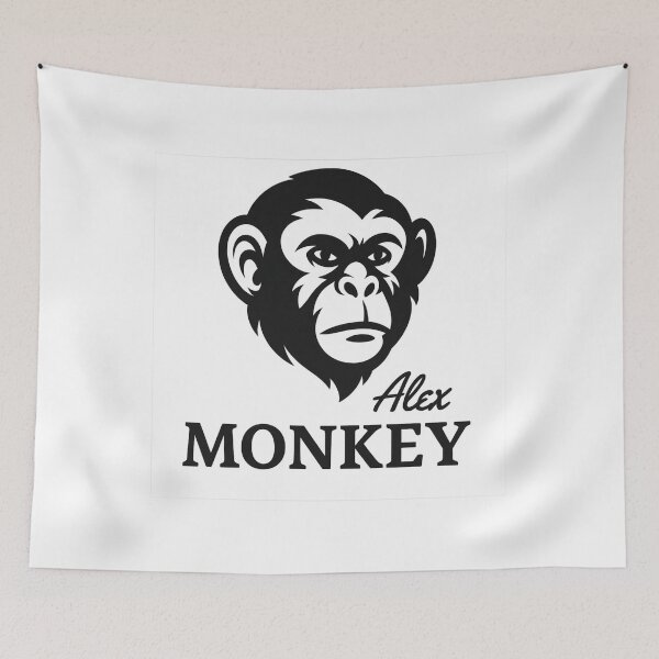 Item preview, Year of the Monkey – Chinese Zodiac – Alex Collection designed and sold by AlexLineArt.