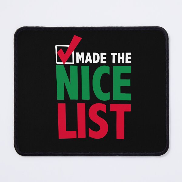Item preview, Made the Nice List Christmas 2025 – Festive Holiday Santa Approved Text Design designed and sold by artworkathome.
