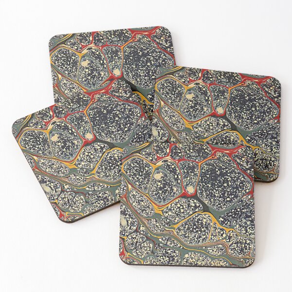Item preview, Vintage Marbled Decorative Paper: Traditional Bookbinding Endpaper Design designed and sold by PinUpPizzazz.
