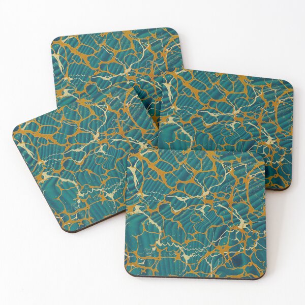 Item preview, Vintage Marbled Decorative Paper: Traditional Bookbinding Endpaper Design designed and sold by PinUpPizzazz.