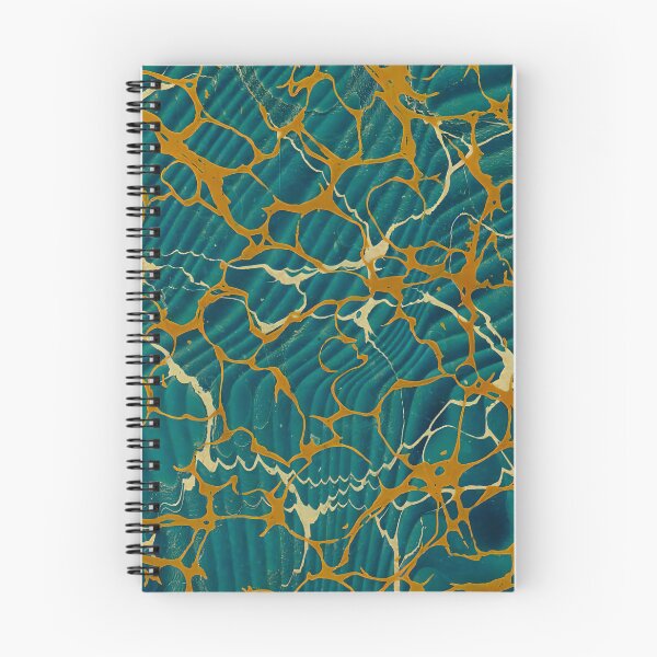 Item preview, Vintage Marbled Decorative Paper: Traditional Bookbinding Endpaper Design designed and sold by PinUpPizzazz.