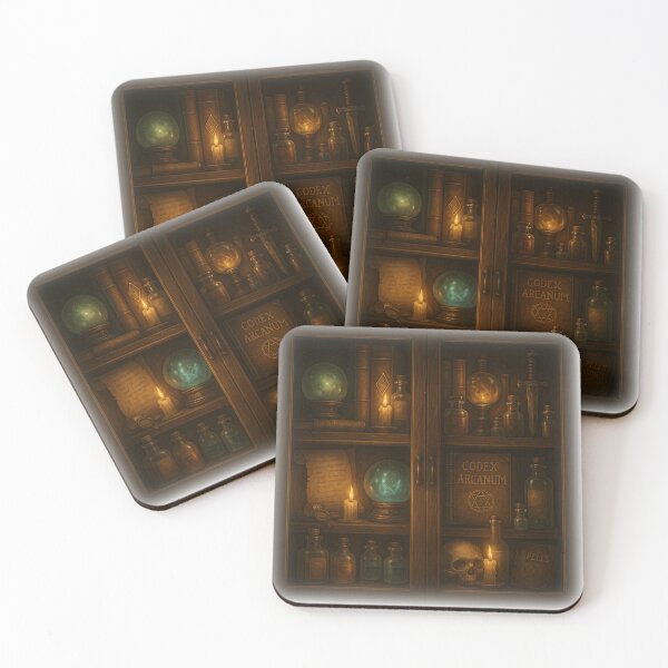 Item preview, “The Relic Vault – Arcane Artifact Display for Fantasy Lovers & Gamers” designed and sold by fairmaiden7.