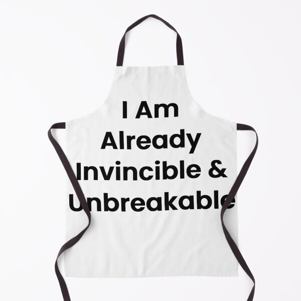Item preview, I Am Already Invincible & Unbreakable designed and sold by The Winning Formula™ Prints.