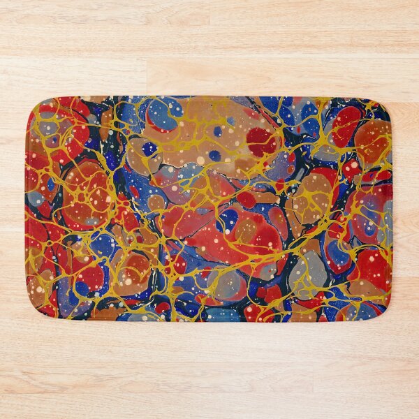 Item preview, Vintage Marbled Decorative Paper: Traditional Bookbinding Endpaper Design designed and sold by PinUpPizzazz.
