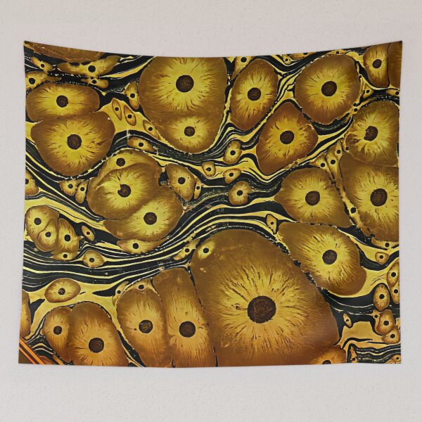 Item preview, Vintage Marbled Decorative Paper: Traditional Bookbinding Endpaper Design designed and sold by PinUpPizzazz.