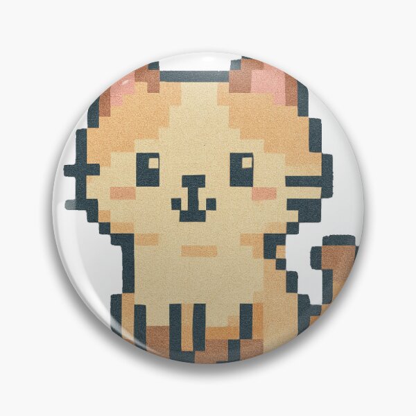 Item preview, Cute Pixel Cat  designed and sold by Masonbacon.