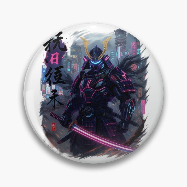 Item preview, Cyber Samurai – Neon Honor Warrior designed and sold by Zenthosprint.