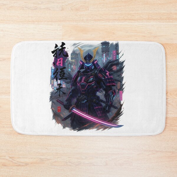 Item preview, Cyber Samurai – Neon Honor Warrior designed and sold by Zenthosprint.
