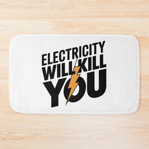 Item preview, Electricity Will Kill You Funny Warning cool best  designed and sold by bukajart.