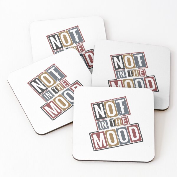 Item preview, not in the mood retro sarcasm quote  designed and sold by bukajart.