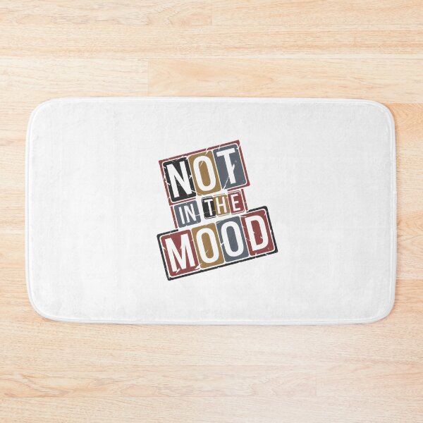 Item preview, not in the mood retro sarcasm quote  designed and sold by bukajart.