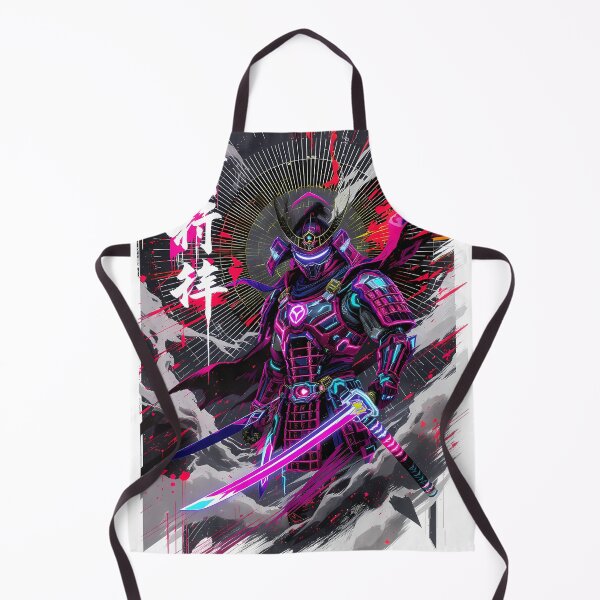 Item preview, Cyber Samurai – Neon Honor Warrior designed and sold by Zenthosprint.