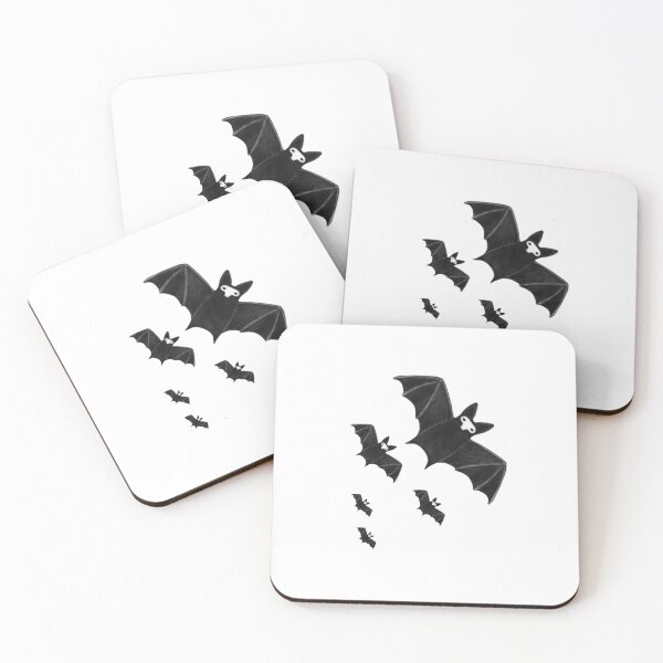 Item preview, Spooky Bat Squad - Cute Halloween Flying Bats Design designed and sold by Colorful-Garden.