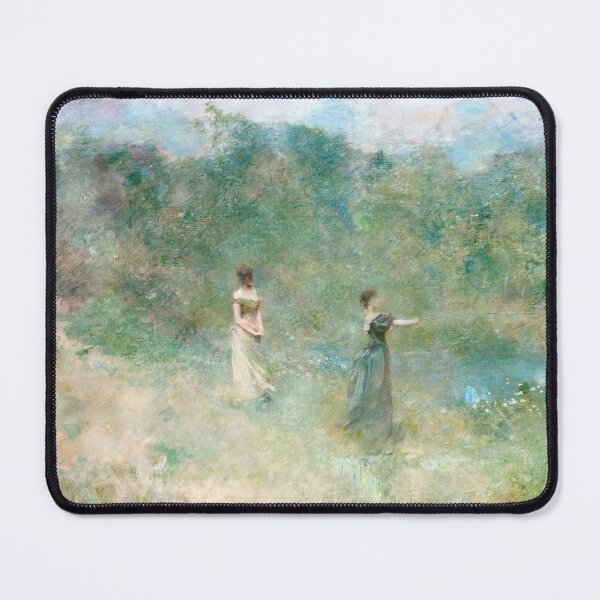 Item preview, Thomas Wilmer Dewing Summer 1890 American Tonalist Painting designed and sold by Under-TheTable.