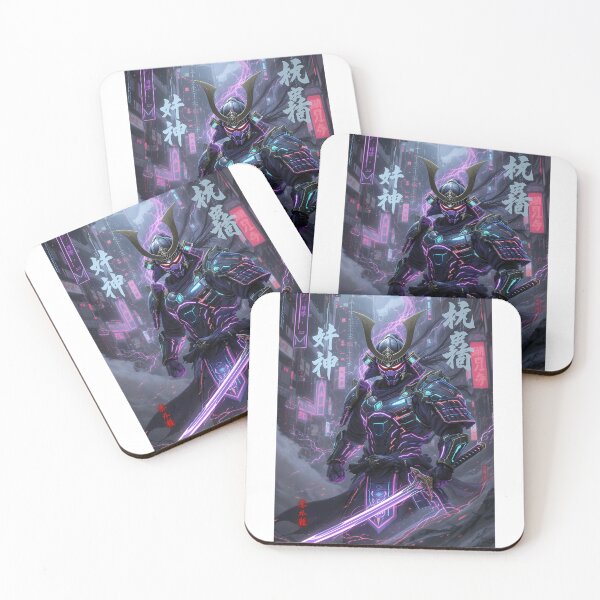 Item preview, Cyber Samurai – Neon Honor Warrior designed and sold by Zenthosprint.