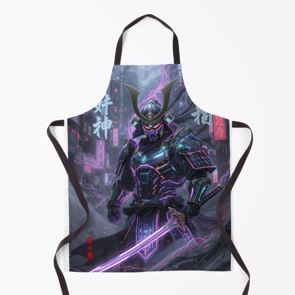 Item preview, Cyber Samurai – Neon Honor Warrior designed and sold by Zenthosprint.