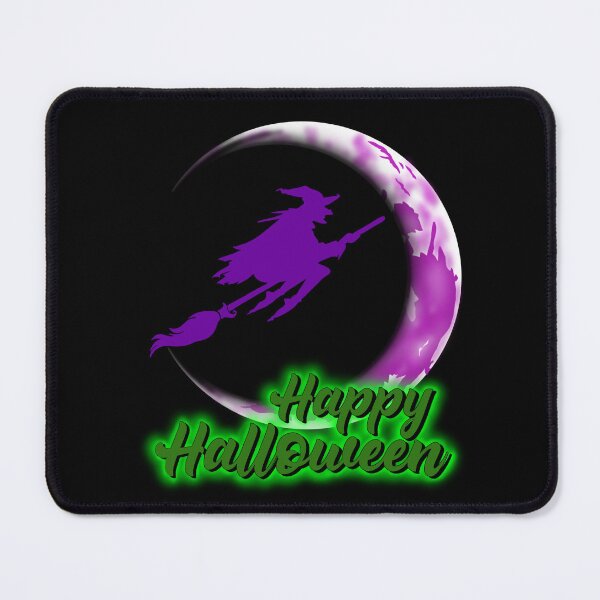 Item preview, Purple Witch on Broom designed and sold by TheEndDesign.