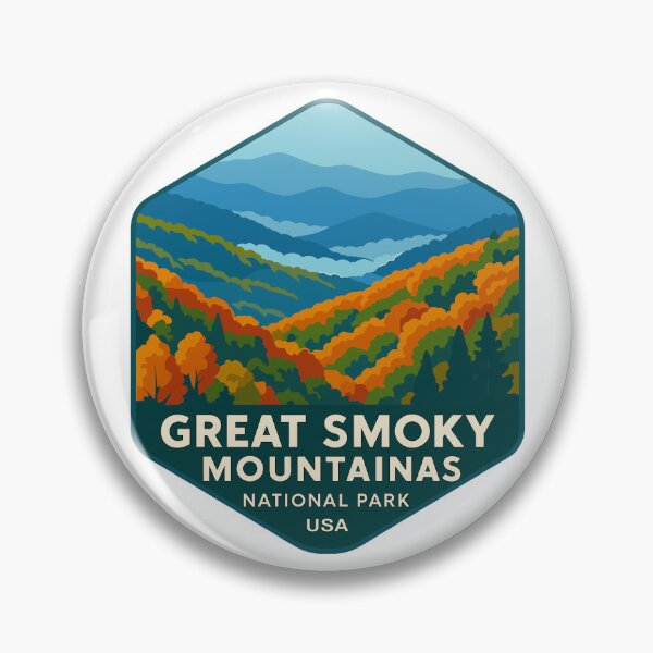 Item preview, Great Smoky Mountains National Park Retro Sticker designed and sold by Ismeal Von.