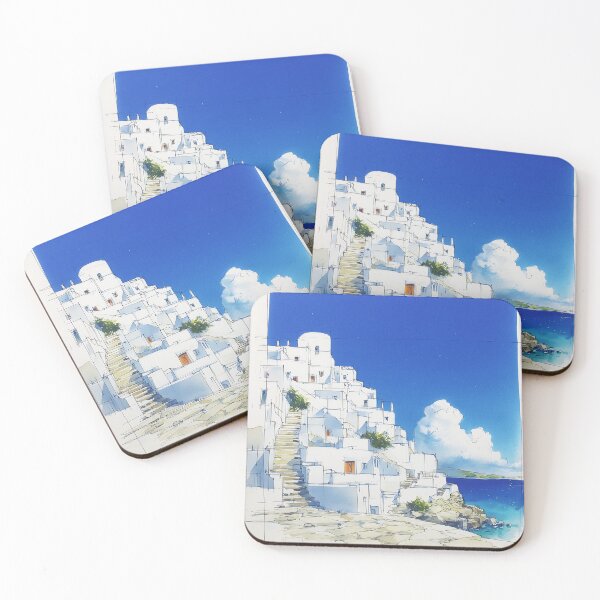 Item preview, Santorini Cliffside Serenity designed and sold by junkydotcom.