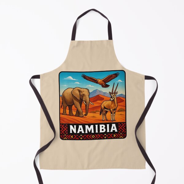 Item preview, Namibia Wildlife — Desert Elephant & Oryx, Namib Desert designed and sold by Myra365Art.