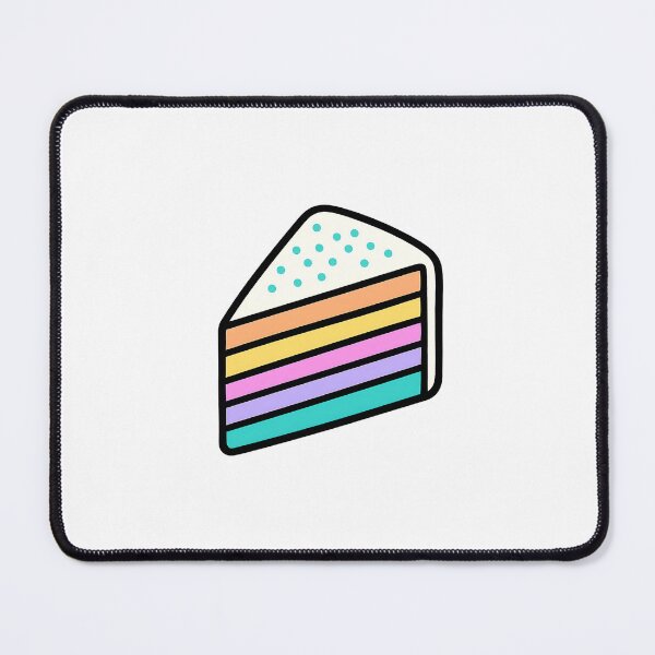 Item preview, Pastel Rainbow Cake designed and sold by DaisyWhimsy.
