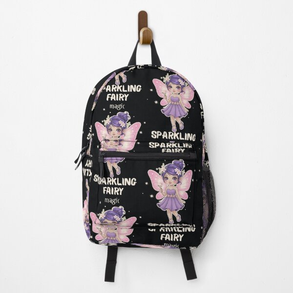 Item preview, Lovely Fairy with Purple Hair and Delicate Flower designed and sold by SplashTastic.