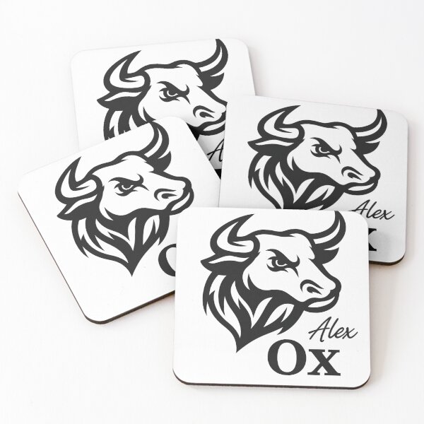 Item preview, Ox Zodiac Sign - Year of the Ox - Eastern Horoscope Art by Alex designed and sold by AlexLineArt.