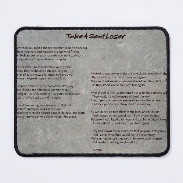 Item preview, Take a Seat Loser designed and sold by KarlSeas.