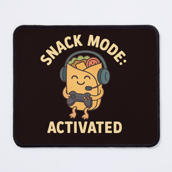 Item preview, Snack Mode: Activated – Cute Gamer Burrito designed and sold by Tadeusz1.