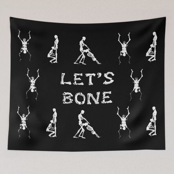 Item preview, Let's Bone Towel, Tea Towels, Skeleton Towels, Housewarming Gift, Halloween Gift, Hostess Gift, Funny Towels, Halloween Towel, Offensive designed and sold by DunciOcukino.