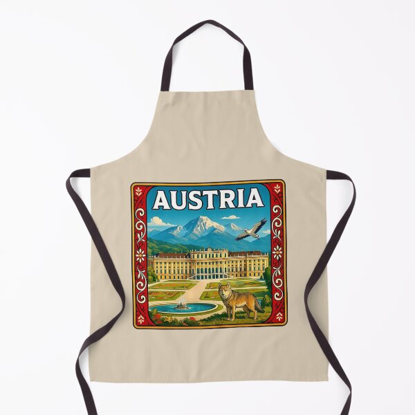 Artikelvorschau, Österreich – Schloss Schönbrunn und österreichische Alpen entworfen und verkauft von Myra365Art.