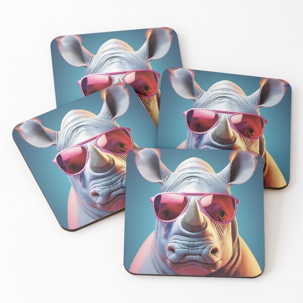 Artikelvorschau, Vergiss deine Brille nicht - Stylish Cool Rhyno entworfen und verkauft von Becky-Poppins.