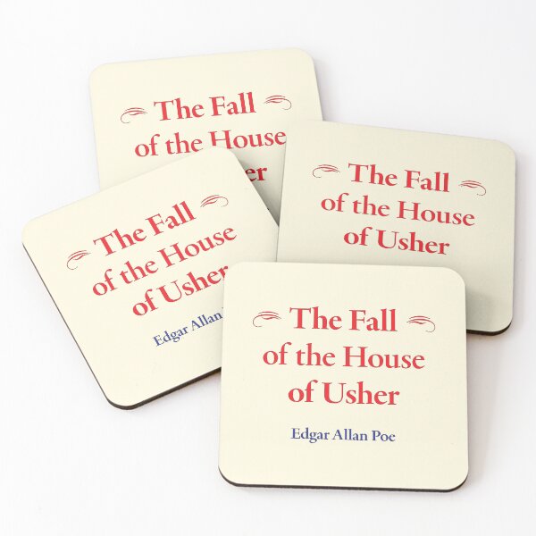 Item preview, Edgar Allen Poe, The Fall of the House of Usher, Classic Literature designed and sold by CharlottePlaceArt.