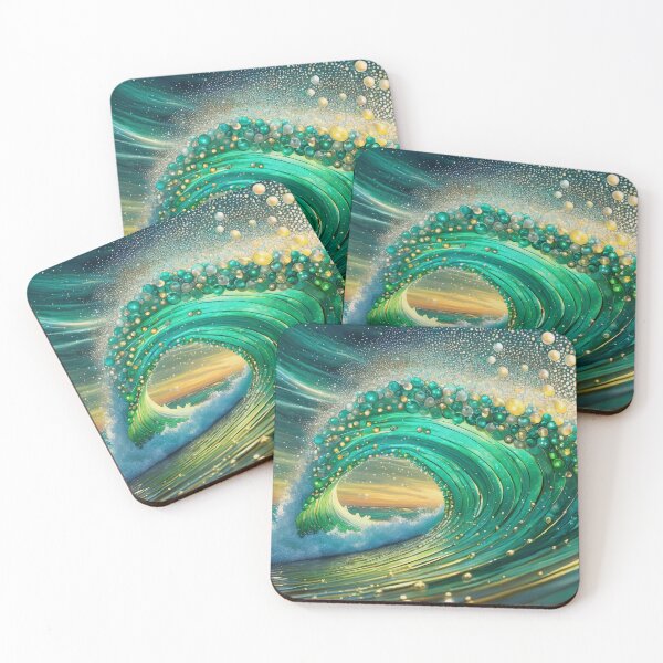 Item preview, Great waves in sparcle droples designed and sold by DesenLiric.