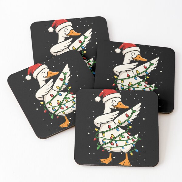 Item preview, Funny Goose Dabbing Merry Xmas Animal Lover Christmas Lights Boys Girls Kids designed and sold by rafaeltto.