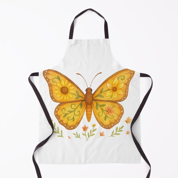 Item preview, Sunflower Butterfly – Golden Floral Wings with Summer Garden Blooms designed and sold by Zee's Whimsical Wonders.