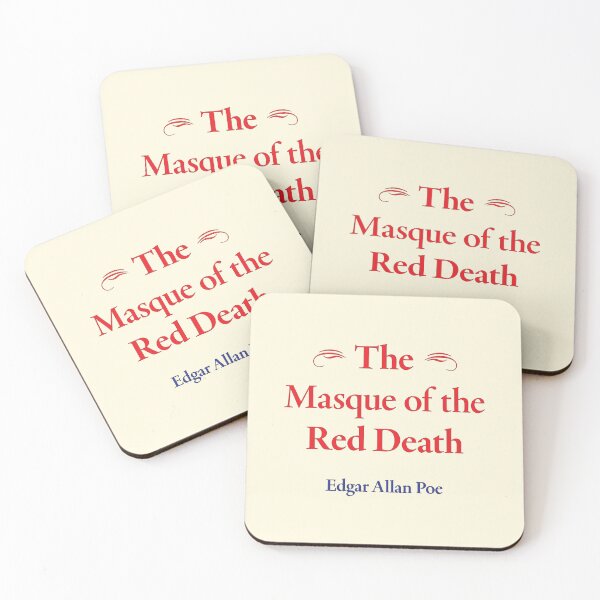 Item preview, Edgar Allen Poe, The Masque of the Red Death, Classic Literature designed and sold by CharlottePlaceArt.