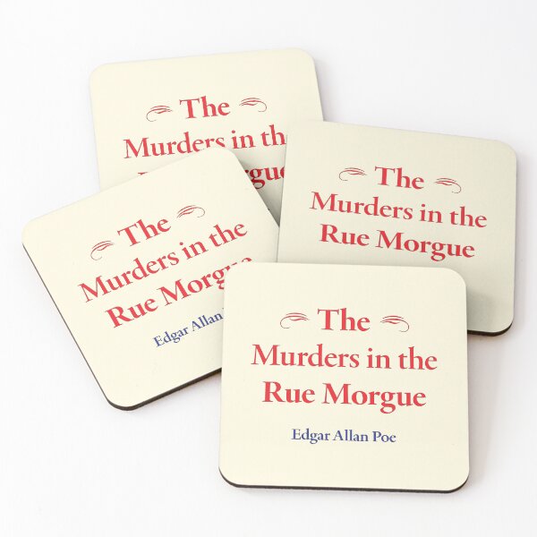 Artikelvorschau, Edgar Allen Poe, Der Mord in der Rue Morgue, Klassische Literatur entworfen und verkauft von CharlottePlaceArt.