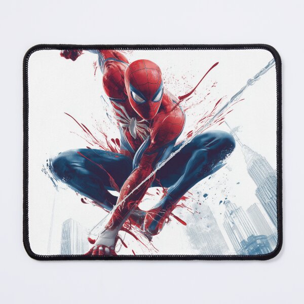Item preview, Urban Acrobat — Dynamic Red & Blue Illustration designed and sold by LoomisDreams.