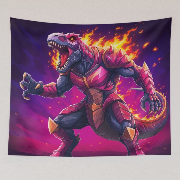 Item preview, T-Rex Fierce Fire Robot designed and sold by JonelleTshirts.