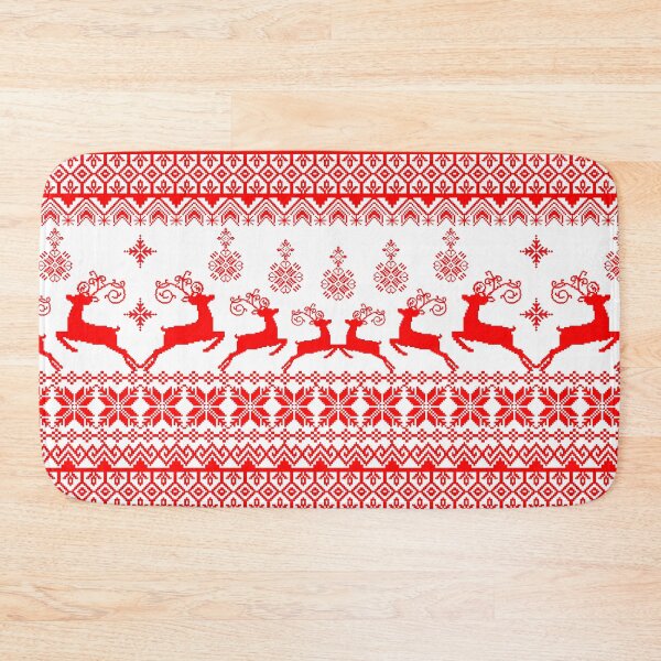 Item preview, Christmas Reindeer and Nordic Pattern Seamless Vector Background designed and sold by DesignByNui.