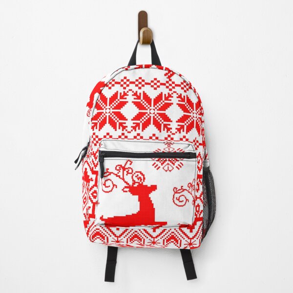 Item preview, Christmas Reindeer and Nordic Pattern Seamless Vector Background designed and sold by DesignByNui.