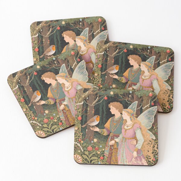 Item preview, Christmas Fairy. Yule. Robin designed and sold by SoniaSarkali.