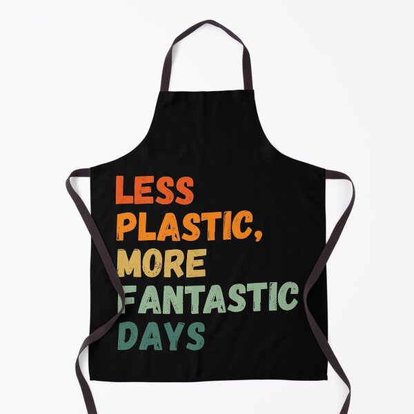 Item preview, Less Plastic, More Fantastic Days – Retro Sunset Statement designed and sold by Gravly.
